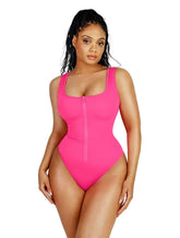 Maillot de bain zippé sculptant