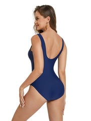 Maillot de bain sculptant décolleté lacé