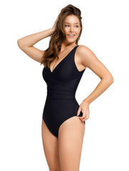 Maillot de bain gainant à col en V